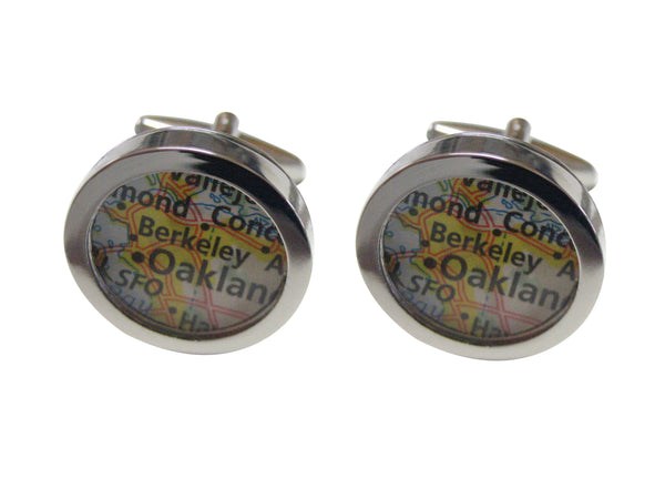 Berkeley Map Cufflinks