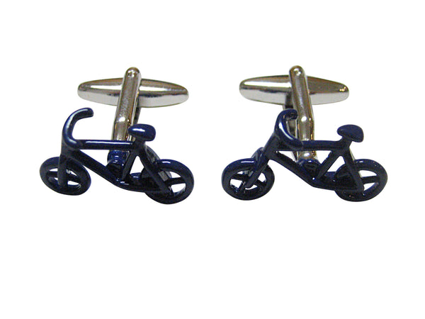 Blue Bicycle Cufflinks