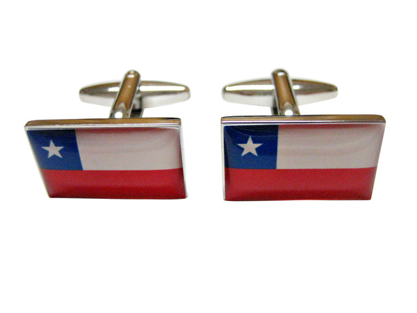 Chile Flag Cufflinks