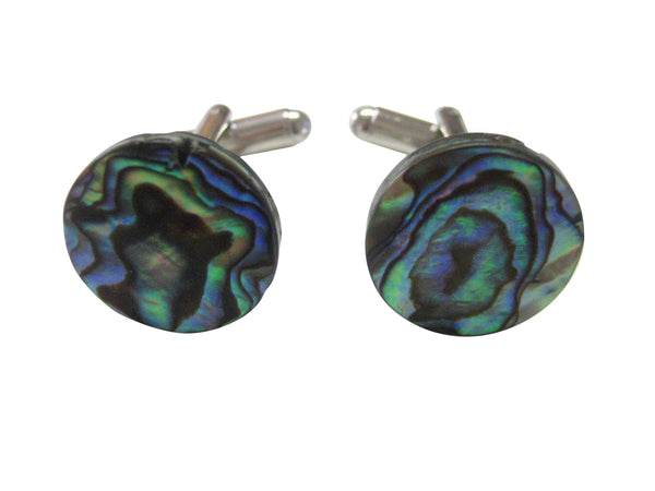 Circle Shell Cufflinks