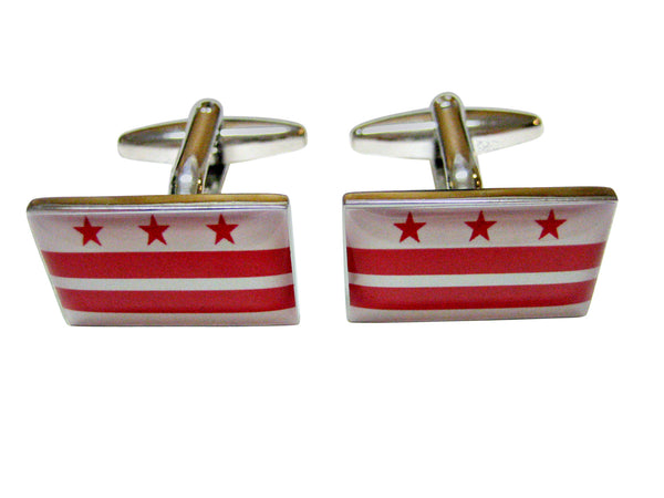 District of Columbia State Flag Cufflinks