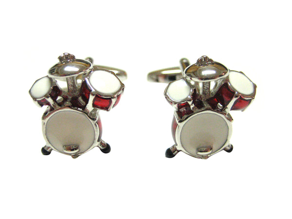 Drummer Drum Cufflinks