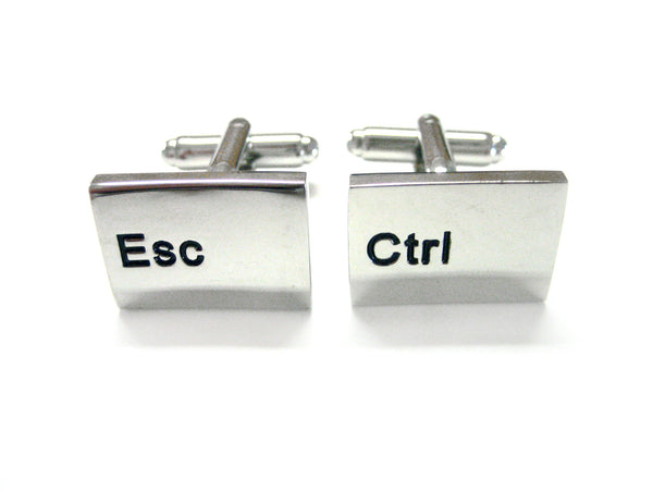 Esc and Ctrl Key Keyboard Cufflinks