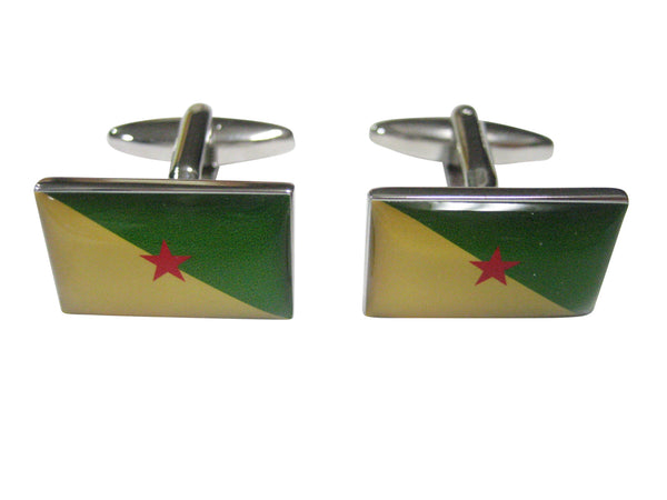 French Guiana Flag Cufflinks