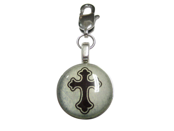 Gothic Cross Pendant Zipper Pull Charm