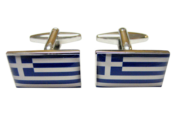 Greek Greece Flag Cufflinks