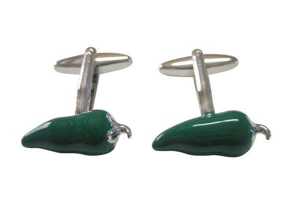 Green Chili Cufflinks