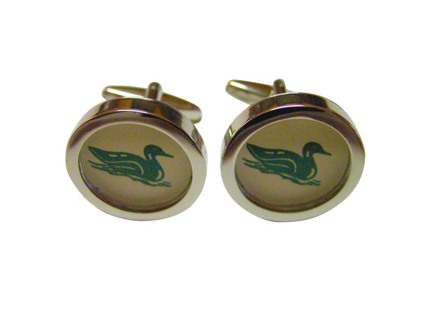 Green Duck Cufflinks