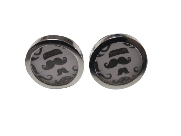 Group of Mustaches Cufflinks