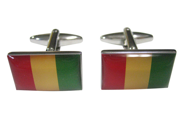 Guinea Flag Cufflinks