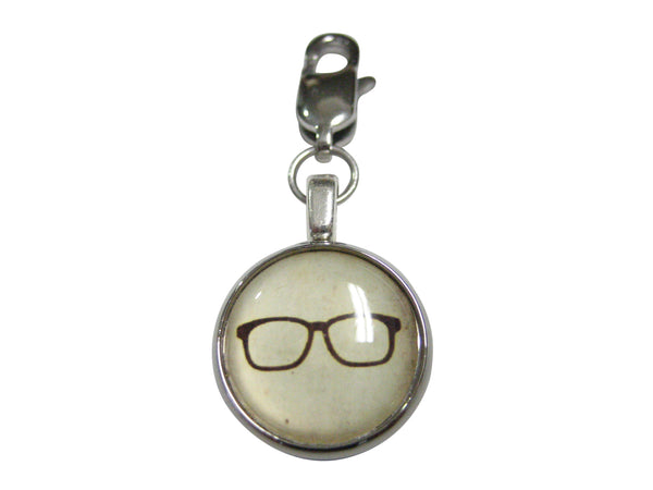 Hipster Glasses Pendant Zipper Pull Charm