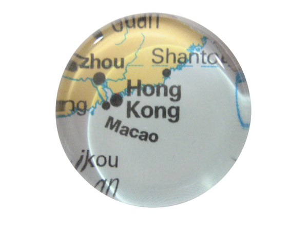 Hong Kong Map Pendant Magnet
