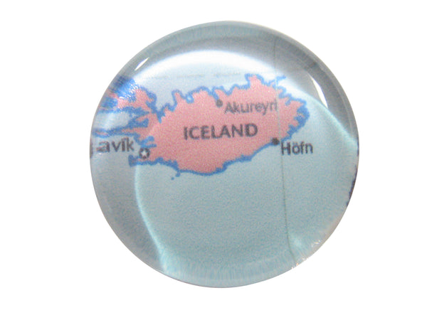 Iceland Map Pendant Magnet