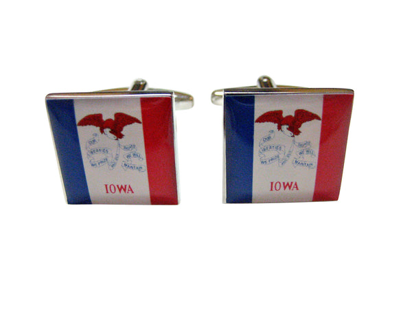 Iowa State Flag Cufflinks