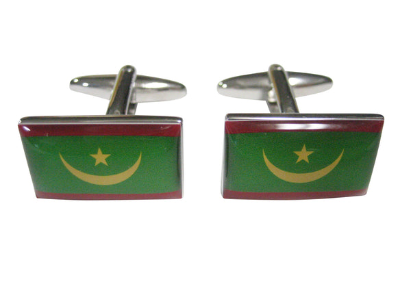 Islamic Republic of Mauritania Flag Cufflinks