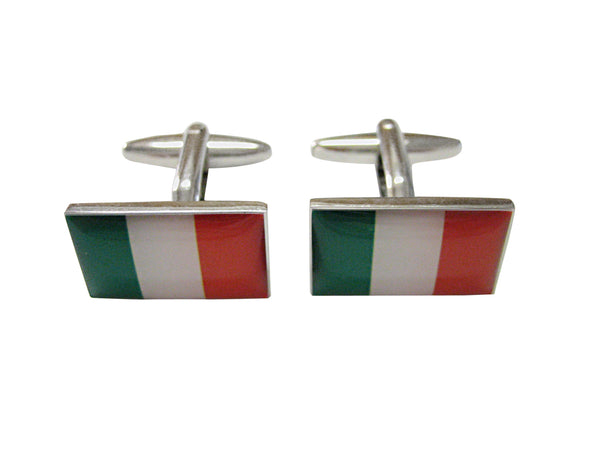 Italy Flag Pendant Cufflinks