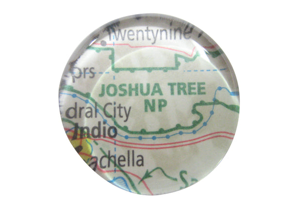 Joshua Tree National Park Map Pendant Magnet