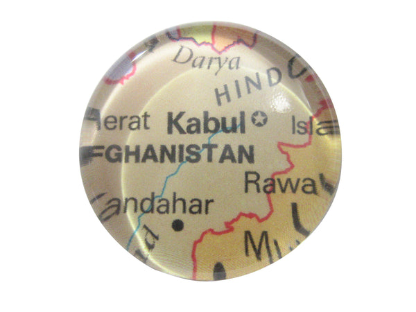 Kabul Afghanistan Map Pendant Magnet