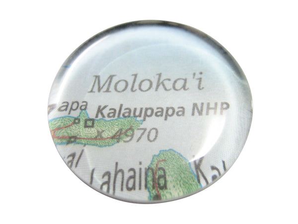 Kalaupapa National Historic Park Hawaii Map Pendant Magnet