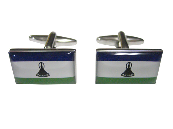 Kingdom of Lesotho Flag Cufflinks