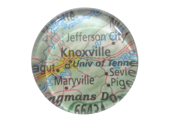 Knoxville Tennessee Map Pendant Magnet