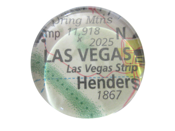 Las Vegas Nevada Map Pendant Magnet
