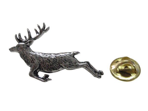 Leaping Deer Lapel Pin