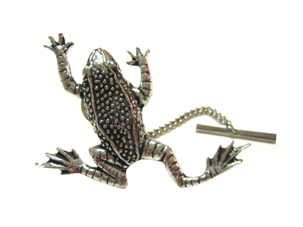 Leaping Toad Frog Tie Tack