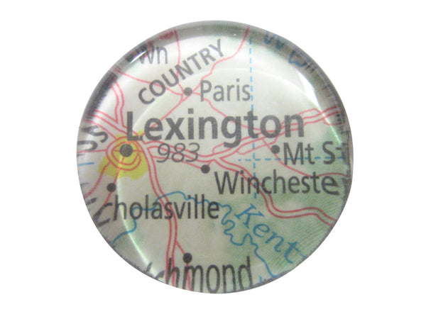 Lexington Kentucky Map Pendant Magnet