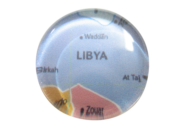 Libya Map Pendant Magnet