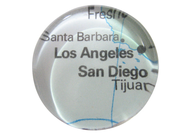 Los Angeles California Map Pendant Magnet