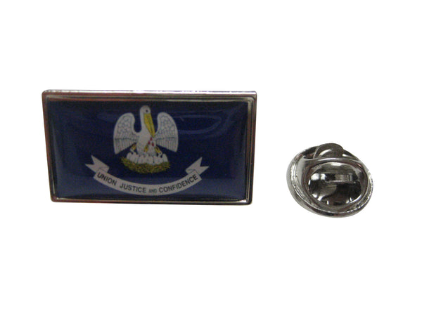 Louisiana Flag Design Lapel Pin