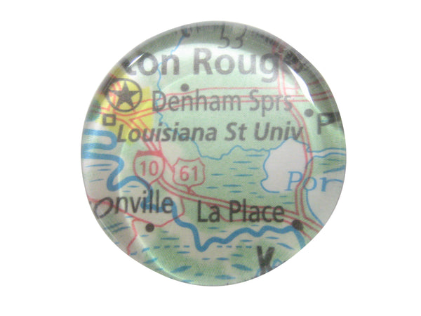 Louisiana State University Map Pendant Magnet