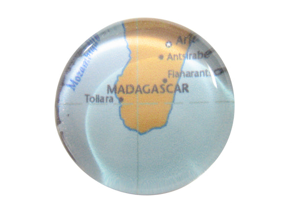 Madagascar Map Pendant Magnet
