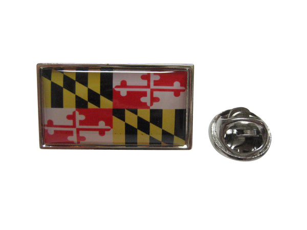 Maryland Flag Design Lapel Pin