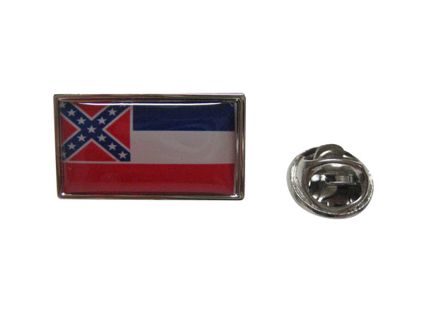 Mississippi Flag Design Lapel Pin