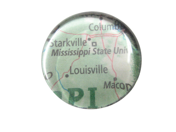 Mississippi State University Map Pendant Magnet