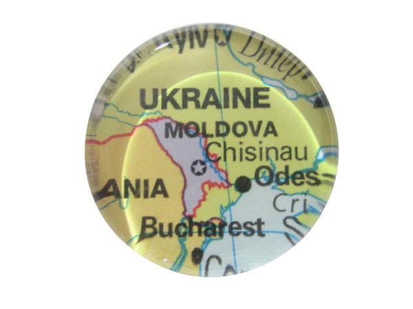 Moldova Map Pendant Magnet