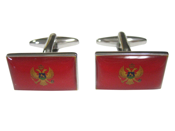 Montenegro Flag Cufflinks