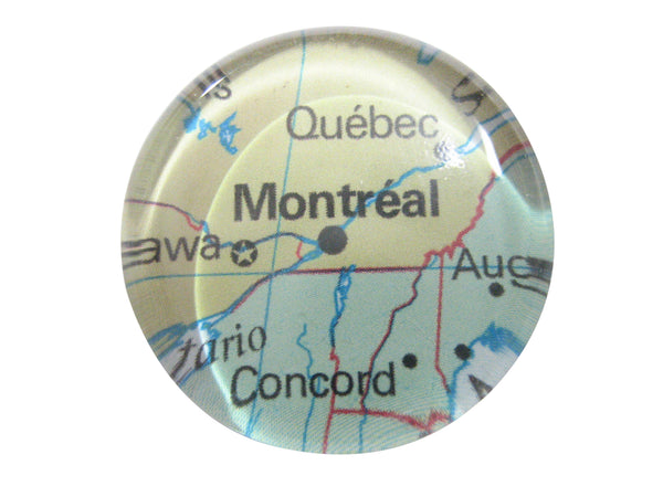 Montreal Canada Map Pendant Magnet