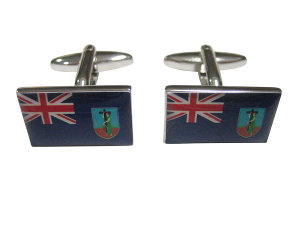 Montserrat Flag Cufflinks