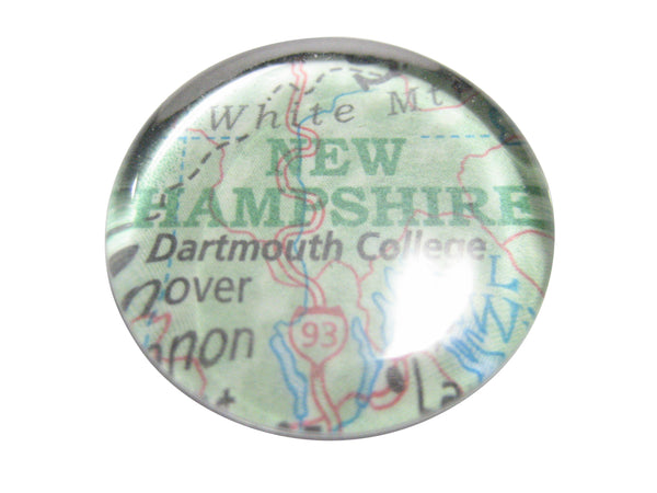 New Hampshire State Map Pendant Magnet