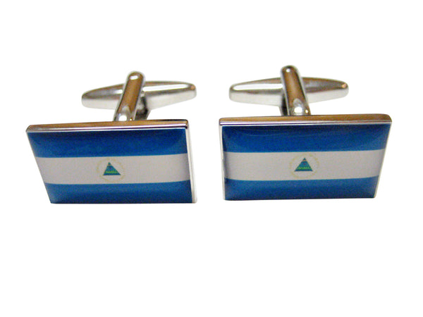 Nicaragua Flag Cufflinks