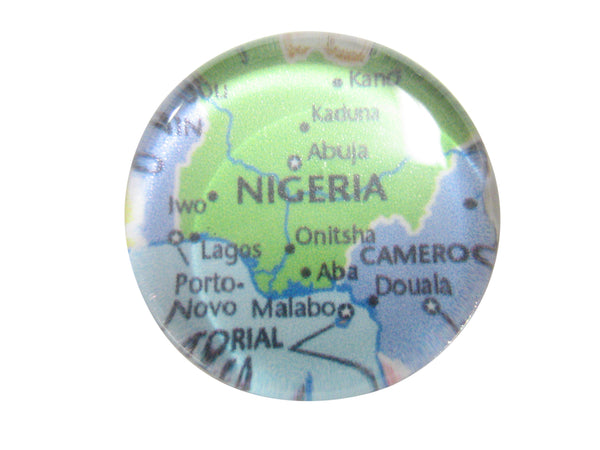 Nigeria Map Pendant Magnet