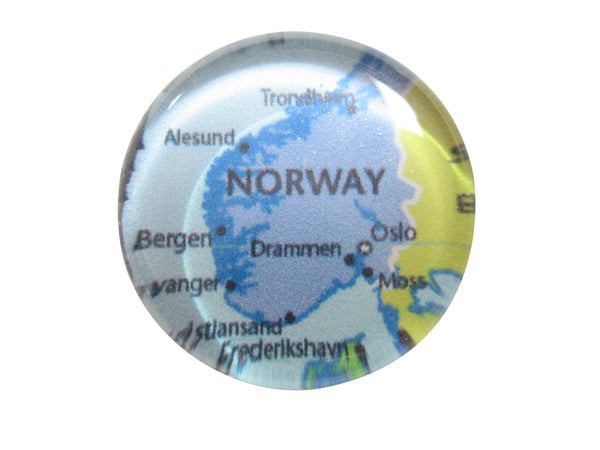 Norway Map Pendant Magnet