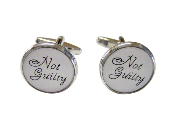 Not Guilty Law Cufflinks