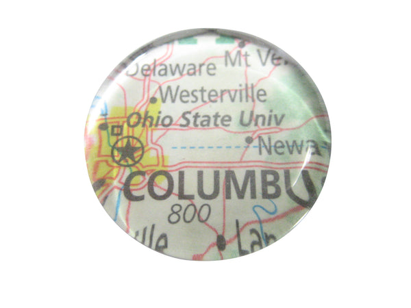 Ohio State University Map Pendant Magnet