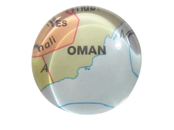 Oman Map Pendant Magnet