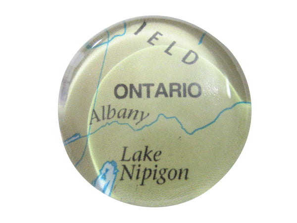 Ontario Canada Map Pendant Magnet