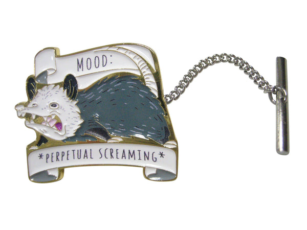 Perpetual Screaming Possum Tie Tack